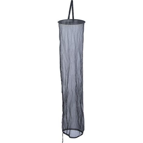 Cage à insectes suspendue pliable noire avec transmission de la lumière. maille respirante pour plantes et insectes (1/4)