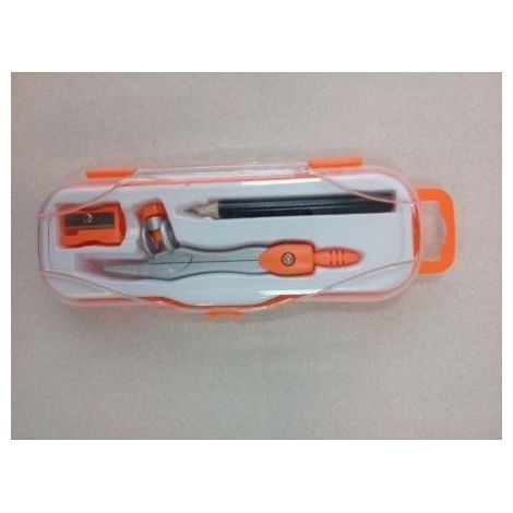 Bussola scolastica PC-102 penna arancione