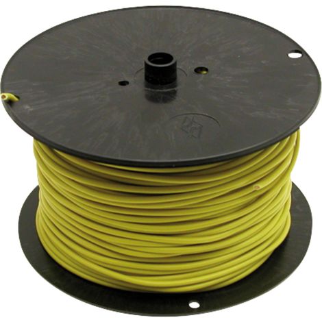 Cavo giallo, cablaggio elettrico unipolare, sezione 1,5 mm², lunghezza 100 m
