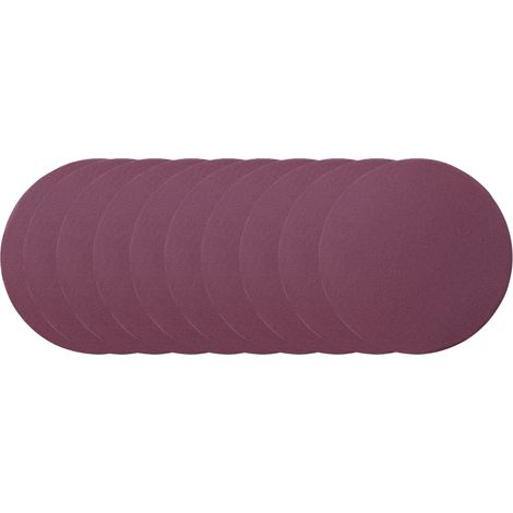 Scheppach Lot de 10 disques abrasifs - Diamètre 150 mm - Grain 180 - Compatibles avec les ponceuses BTS800 et BTS900