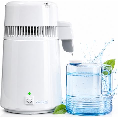 Destilador de agua eléctrico de 4 litros con sistema de refrigeración de 4000 ml. (1/5)