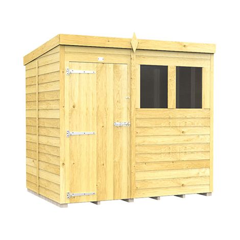 5 x 7 Pent Shed