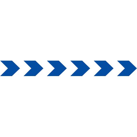 Lot 2 bandes 100mm x 1m - Chevrons Bleu - 4641201