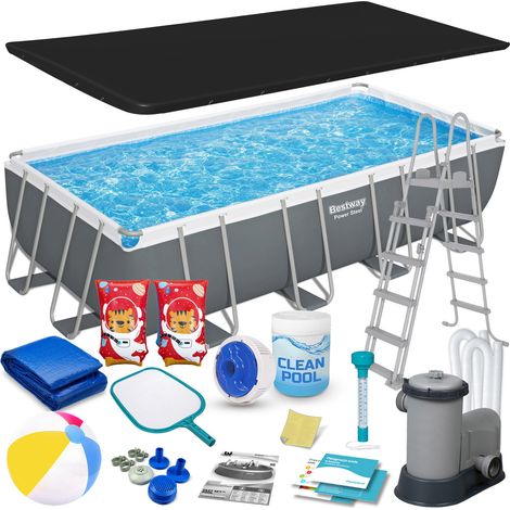 Piscine de jardin tubulaire 549 x 274 x 122 cm 17-en-1 Bestway 56465 (1/5)