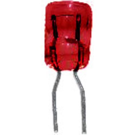 BELI-BECO 68512 Miniatur Glühlampe  5 V 0.15 W Bi-Pin 2.8 mm Rot 1 St.