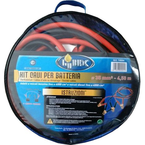 Cavi auto lubex collegamento batteria 16 mm / 3mt