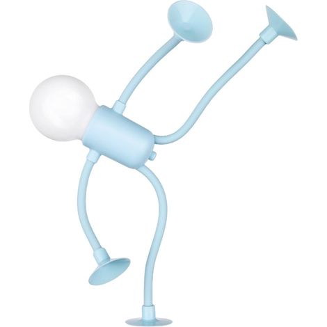 Lampe Mignonne Ventouse Souple Alimentée Par Piles (1/5)