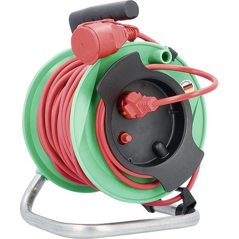 AS Schwabe 812323 Kabeltrommel 25 m Rot Schutzkontakt-Stecker (1/3)