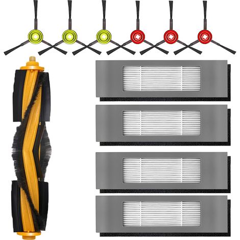Kit d'accessoires pour aspirateur robot, pièces détachées Ecovacs Deebot Ozmo, solutions pour aspirer les poils d'animaux et nettoyer les sols de votre maison (1/5)