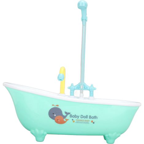 Vasca da bagno elettrica multifunzionale con un grazioso design a forma di pappagallo, rubinetto automatico e accessori per la doccia. (1/5)