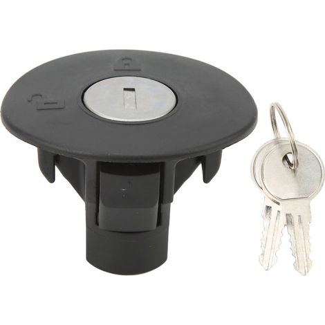 Bouchon de gaz verrouillable bouchon de carburant 8U5A‑9C268‑B avec 2 clés de remplacement pour Expedition Ecosport Edge Explorer Mustang (1/5)