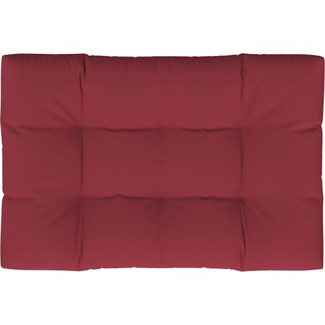 Maison Exclusive - Cuscino per Pallet 120 x 80 x 12 cm Rosso Vino in Tessuto (1/5)