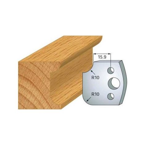 Leman - Jeu de 2 fers profilés acier Ht.40 mm N°175