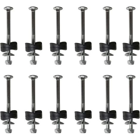 Lot de 12 entretoises de trampoline avec vis de fixation - Accessoires de rechange pour trampoline (1/5)