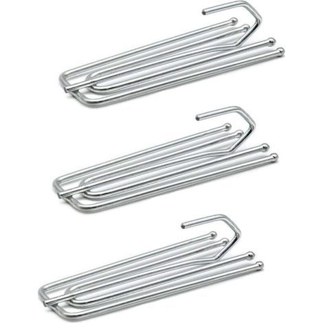 24pcs Thick Curtain Hooks Thick Curtain Hooks for Pinch Pleat Header Curtains, Door Curtains, Window Curtains (1/5)