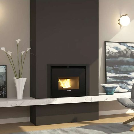 Inserto a pellet – Comfort P70 Air finitura Nero 67×56 × h53 cm 3,0‑10,0 kW serbatoio 15 kg – Extraflame