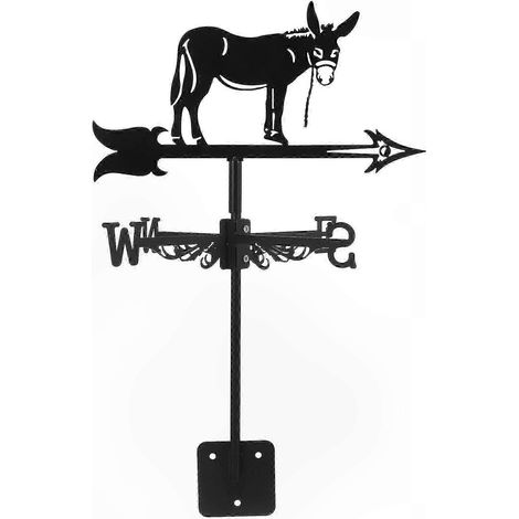 Statue d'animal décorative et résistante pour l'extérieur - Idéale comme girouette pour la maison ou la grange (1/5)