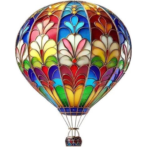 Lampe de jardin solaire en forme de montgolfière, lampe de jardin solaire en forme de montgolfière, lampe solaire plate suspendue en acrylique-AquaForge