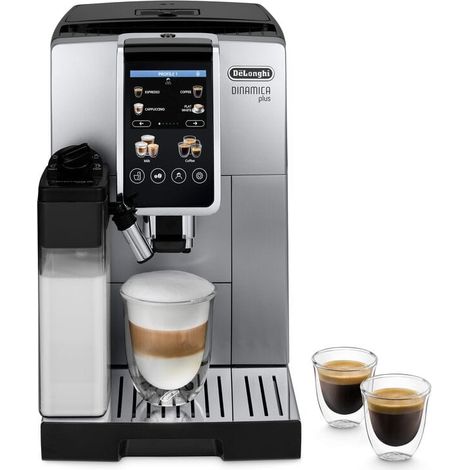 De Longhi ECAM380.85.SB Macchina per Caffe' Automatica Combi 1,8 L Nero Argento