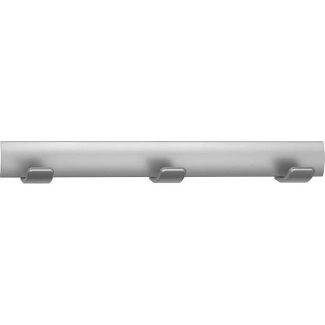 5 x APPENDINO ADESIVO INOFIX 3 POSTI CROMO OPACO