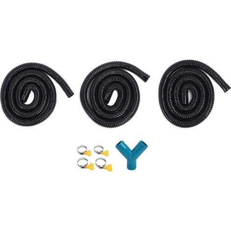 Kit Tuyaux Pompe de Cale 1100 GPH - EVA/ABS, Ø29mm, 3x2m + Raccord T, Flexible Renforcé pour Bateau et Yacht (1/5)