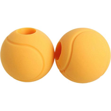 Lot de 2 Poignées en Silicone Épais pour Barres de Musculation et Haltères, Compatibles Barres 25/28/30mm, Confort Antidérapant (1/5)