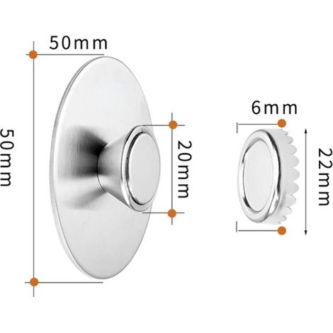 1Pc acier inoxydable aimant aspiration porte-savon salle de bain sans poinçon mural étagère à savon tenture murale égouttoir crochets