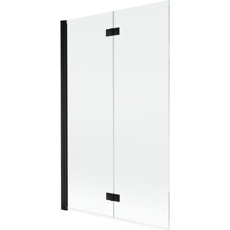 Mexen Mist pare-douche 2 volets gauche 110 x 150 cm, transparent, noir - 8A9-110-002-70-00-L (1/5)