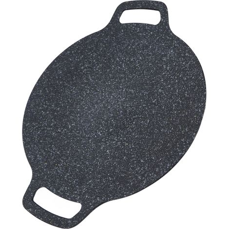 Grille de barbecue coréenne universelle à induction, plaque antiadhésive en aluminium épais, pour une utilisation intérieure et extérieure, 38 cm / 15 pouces (1/5)