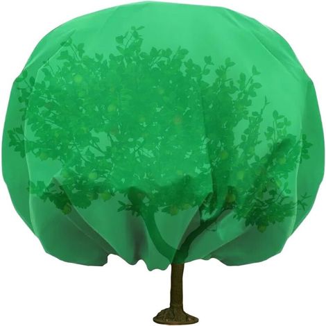 Housse de Protection Contre Le Gel pour d'extérieur, Protection Ronde Contre Le Gel – Barrière réutilisable avec Cordon de Serrage pour Arbres d'hiver, arbustes, Balcon, Parterre (1/4)