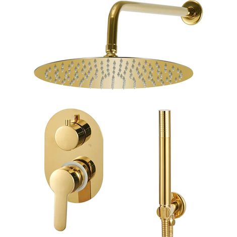 Maison Exclusive - Système de douche Acier inoxydable 201 Doré (1/5)