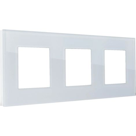Cornice Vetro 3 Moduli Modern Bianco (1/4)