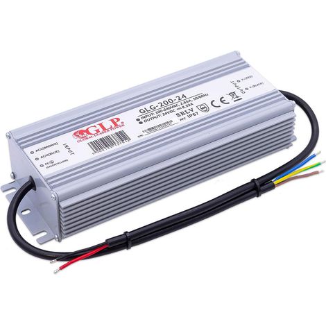 GLP GLG-200-24 LED Netzteil 200W 24V 8.33A IP67 Schaltnetzteil CV (1/4)