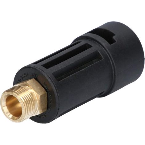 1 Adaptateur, Filetage M22, Raccord Baïonnette, Pour Nettoyeur Kränzle (1/4)