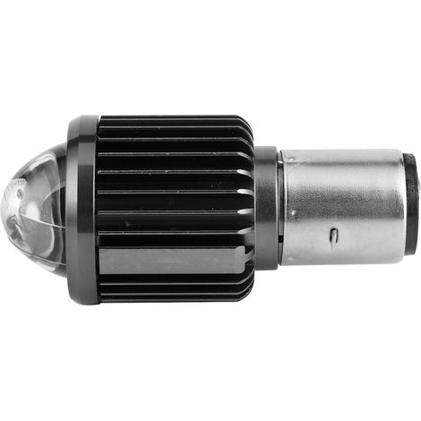 Phare Moto LED BA20D 3500lm 6000K Blanc Super Lumineux, Feux de Route Moto Puissants, Projecteurs Moto Blanc Froid, Ampoule Motocyclette BA20D (1/5)