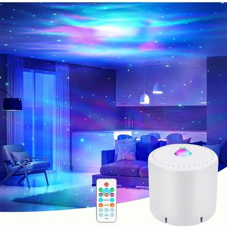 Projecteur Ciel Etoile, Projecteur Galaxie avec télécommande, Projecteur de Veilleuse à vitesse et Luminosité réglables pour Décoration des Chambres,Enfants,adultes (1/5)