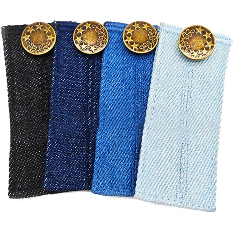 Boucle extensible combinée, ajustement créatif, crochet de boucle extensible pour jeans et pantalons (1/5)