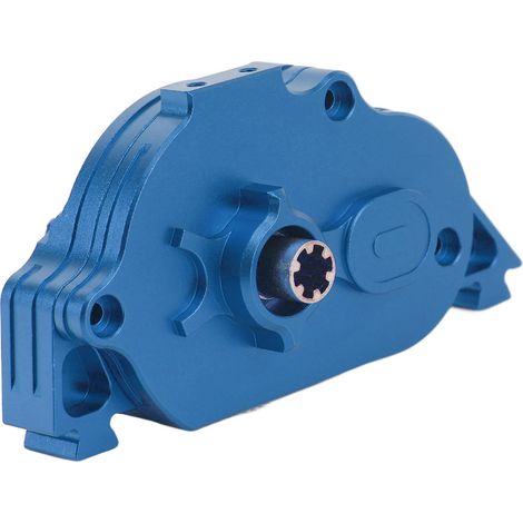 Carter de boîte de vitesses en alliage d'aluminium avec pignon et engrenage pour voiture RC ARRMA SENTON Granite Typhon 1/10, bleu foncé (1/5)