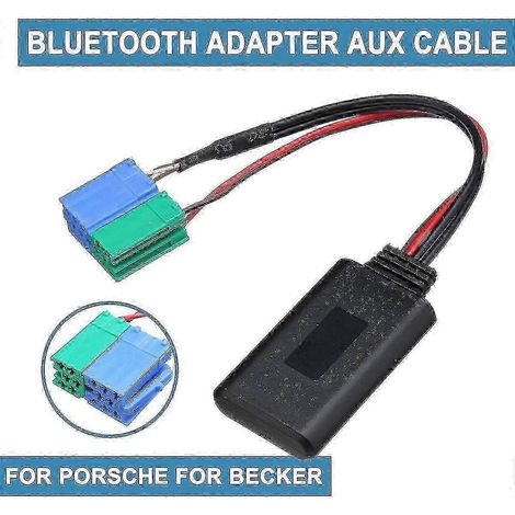 Câble audio AUX compatible avec les autoradios Becker, avec adaptateur Bluetooth. (1/4)