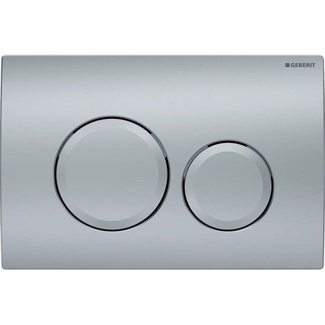 Delta20 placa de descarga doble tecla, cromo mate (115.127.46.1) (1/3)
