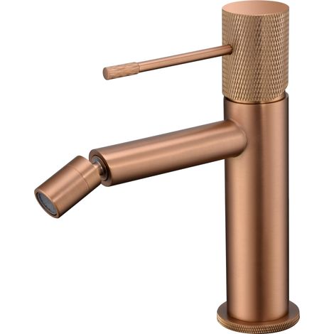 IMEX - grifo monomando bidé oro rosa serie line (1/5)