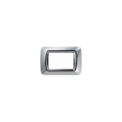 Placca 4 Posti Cromo Soft Top System (Gewiss Cod. Gw22654)