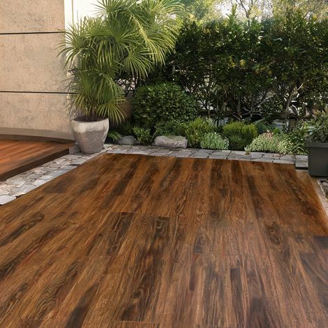 Sol PVC à clic aspect bois massif 5 mm compatible plancher en PVC (1/5)