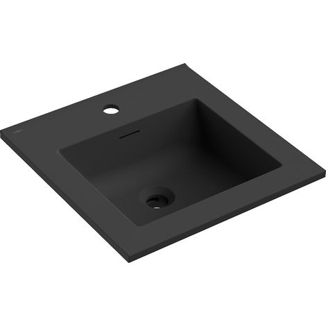 Mexen Otis Einbauwaschbecken 46 x 46,5 cm, schwarz matt - 25184571