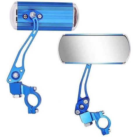 2pcs Vélo 360 ° Rotating Rétroviseur Guidon Grand angle Miroir vélo 2 Pr59230