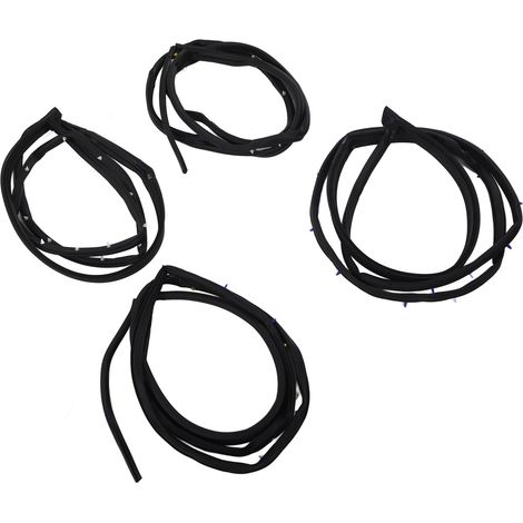 4 Türdichtungen aus Gummi für Honda Civic Limousine (2006–2011), Dichtungsleiste, Schalldämmleiste, Teilenummer 72350 SNE A01, Austauschset (1/5)