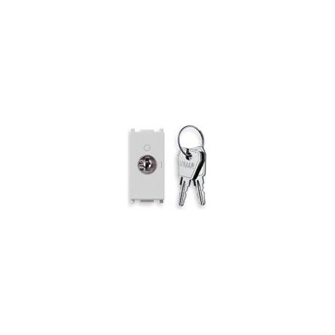 VIMAR - 14087.SL Pulsante 2P NO 16A +chiave Silver
