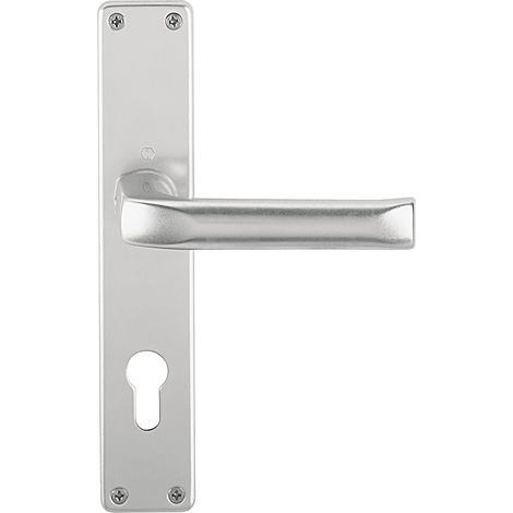 HOPPE® Drückergarnitur mit Langschild London 113/202SP, Aluminium, 6797278