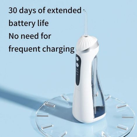 1 Hydropulseur dentaire, 3 modes pression, nettoyeur interdentaire portable, rechargeable, usage maison voyage (1/3)