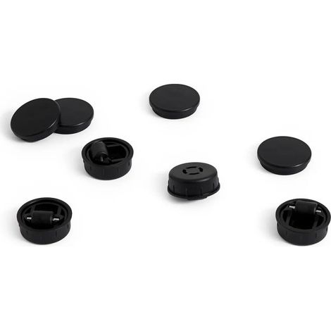 [GEBRAUCHT] B-Ware HAY Container Füße Rollen Satz Set Polypropylen PP schwarz Facet für Container (1/2)
